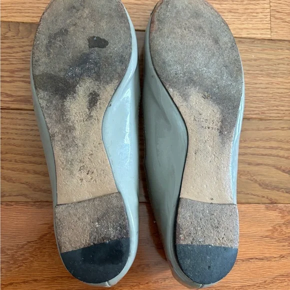 Kate Spade New York Patent Leather Raccoon Flats - Picture 2 of 4